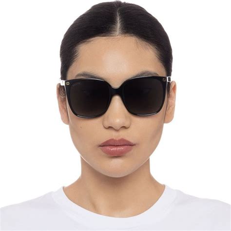 Shop the GUCCI 0022S Sunglasses Havana/Brown 